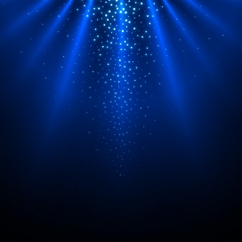 蓝色光照背景素材