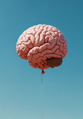 大脑气球图片