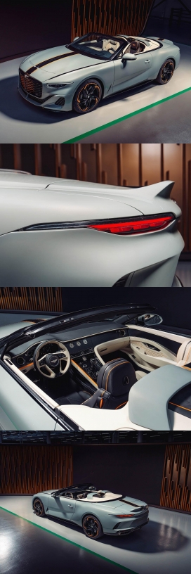 一首动感与优雅交响乐的宾利巴图敞篷车