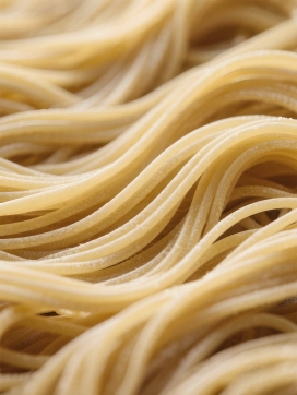 劲道生面条特写