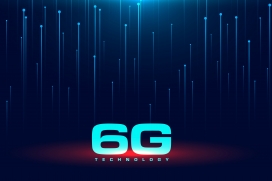 6G 技术主题的科技感画面