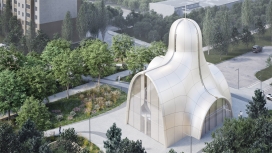 Aranchii Architects为乌克兰教堂设计社区防空洞