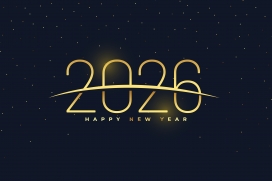 2026 星空黑金新年主题视觉设计