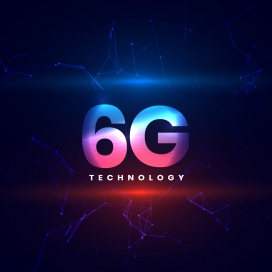6G 技术主题视觉设计的未来科技感呈现素材