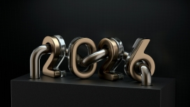 2026 金属质感数字艺术装置科技风视觉呈现