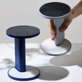 没有开关只需翻转即可充电或点亮的沙漏太阳能灯