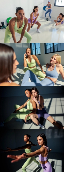 ENERGY IN PASTELS-多彩运动装下的协作训练摄影