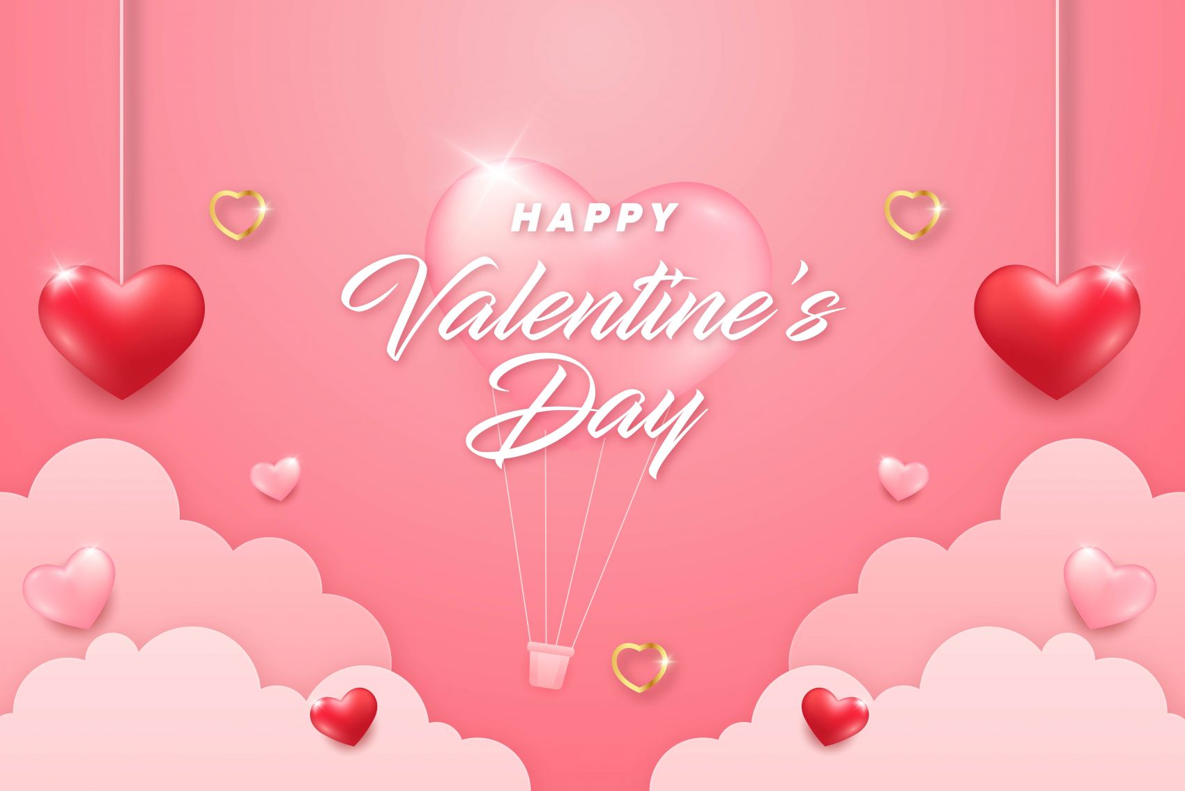 粉云心旅 - 情人节浪漫氛围的视觉营造图片