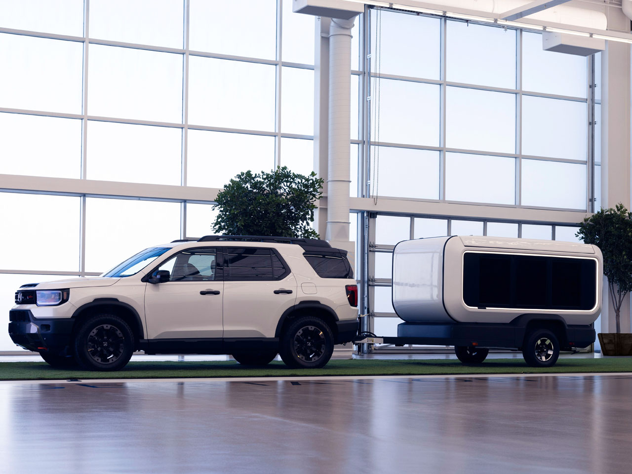 本田携轻便、太阳能供电拖车进军模块化露营车市场---酷图编号7