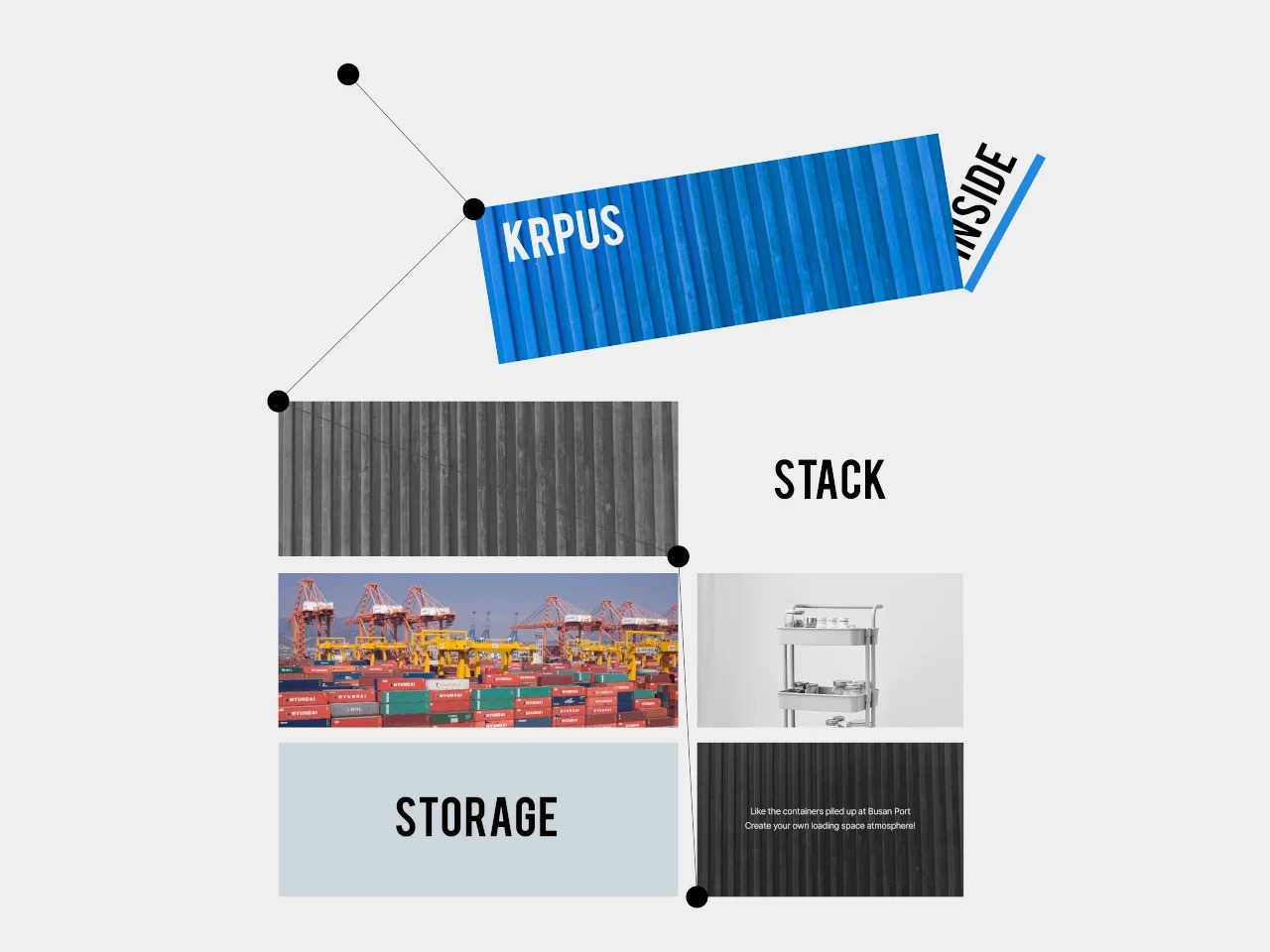 可以像港口集装箱一样堆叠和旋转的手推车---酷图编号11