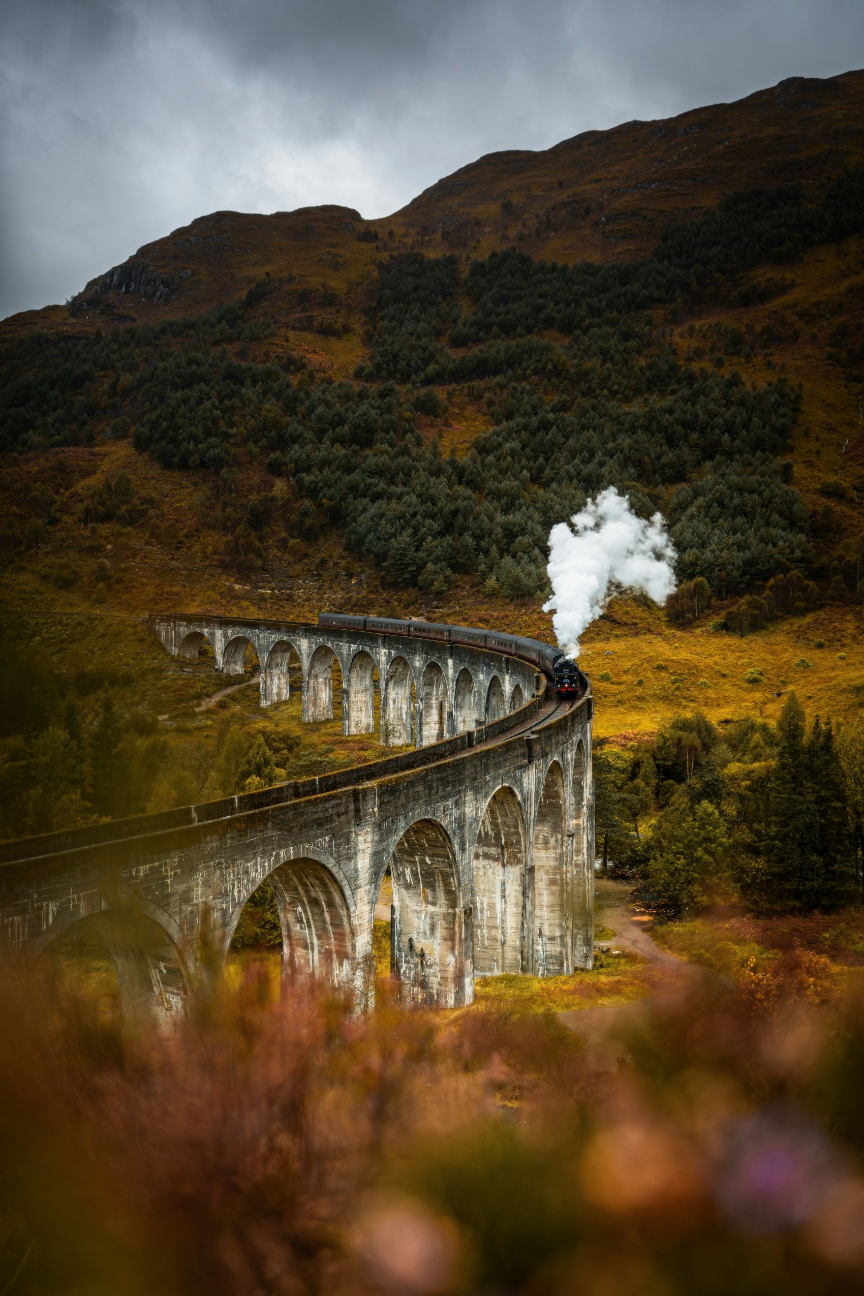 高地蒸汽 - 格伦芬南高架桥的工程与文化符号图片
