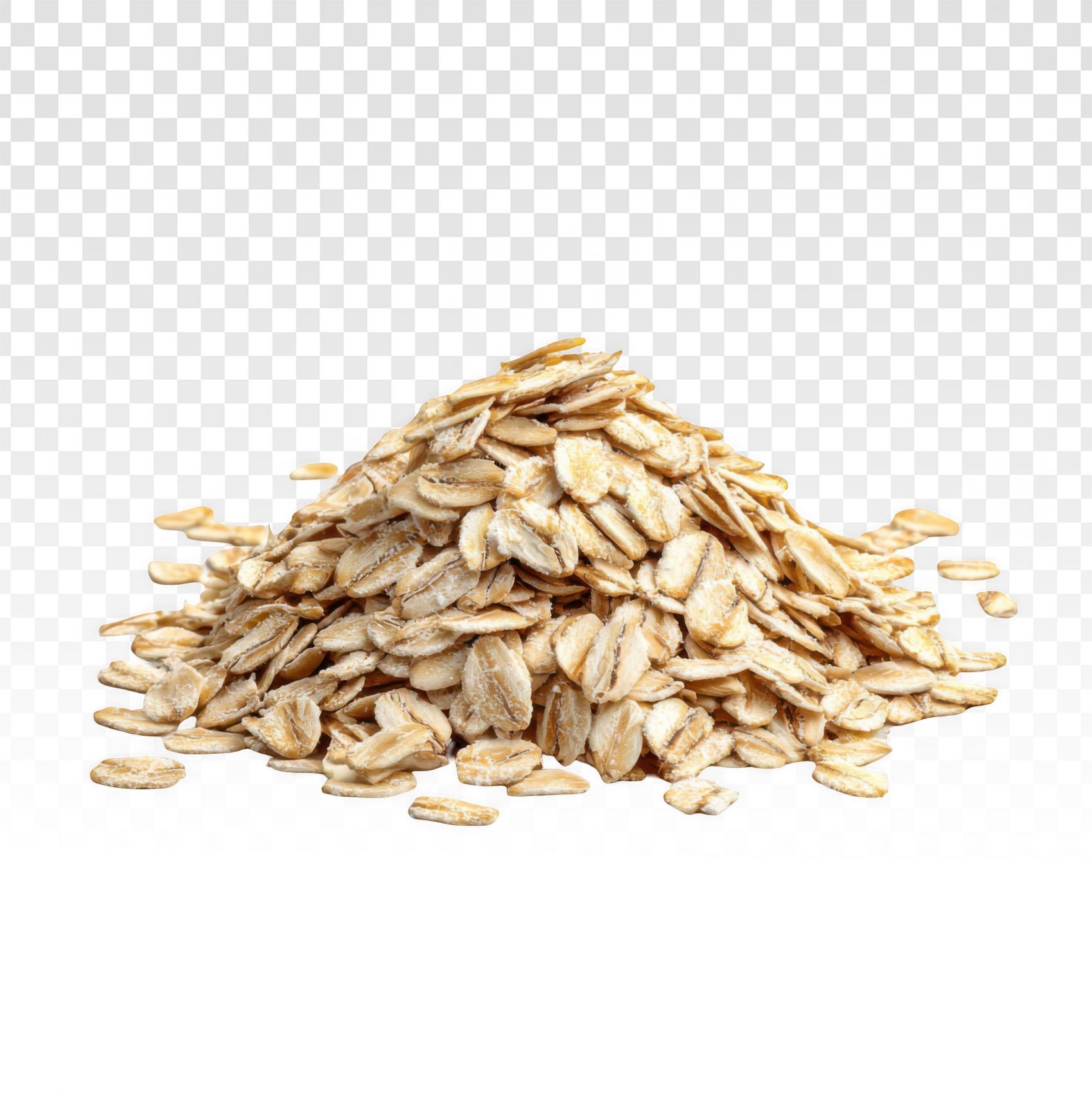 金片燕麦 轻食健康食材特写图片