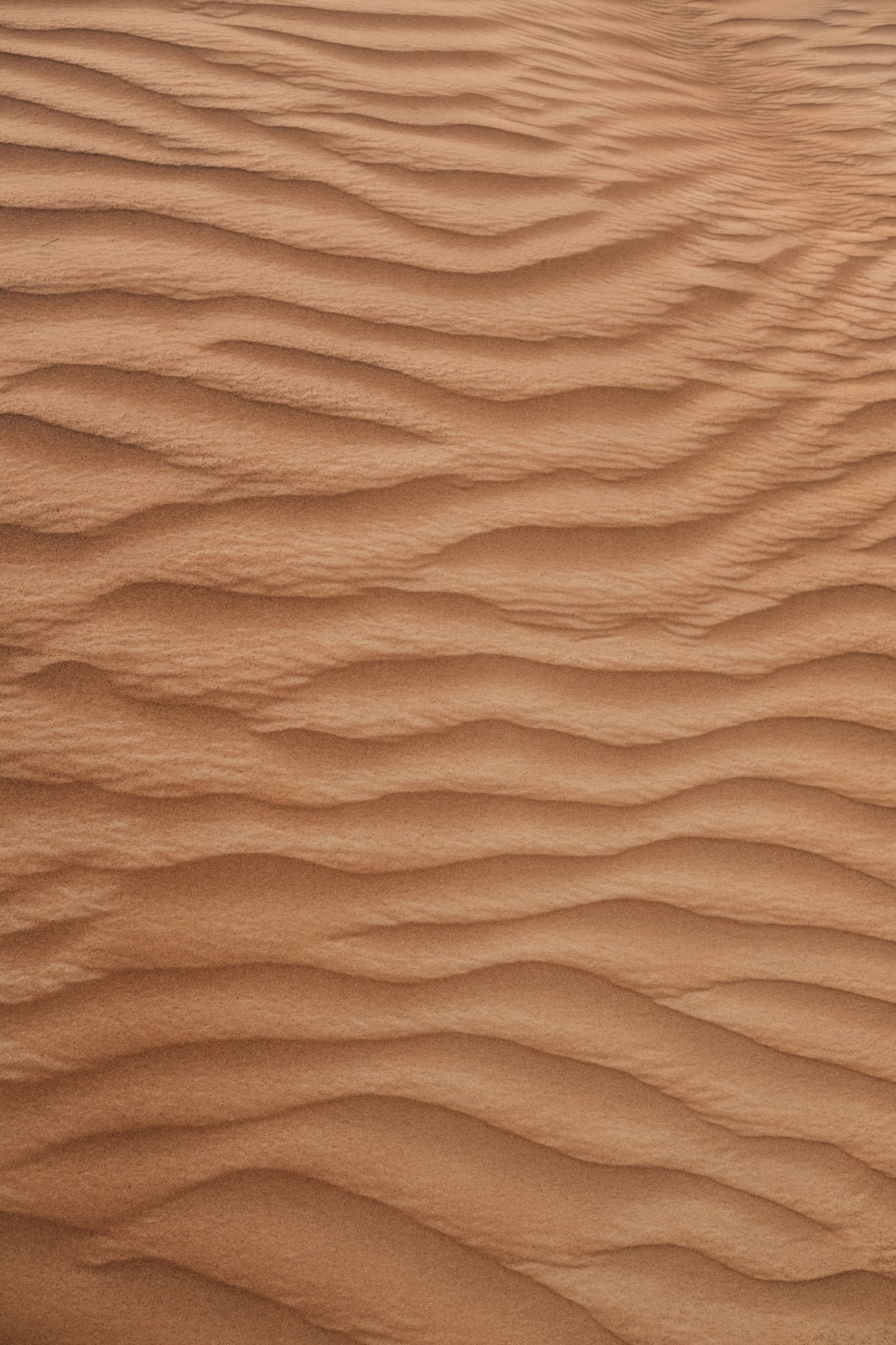 沙浪肌理 沙漠风痕特写图片