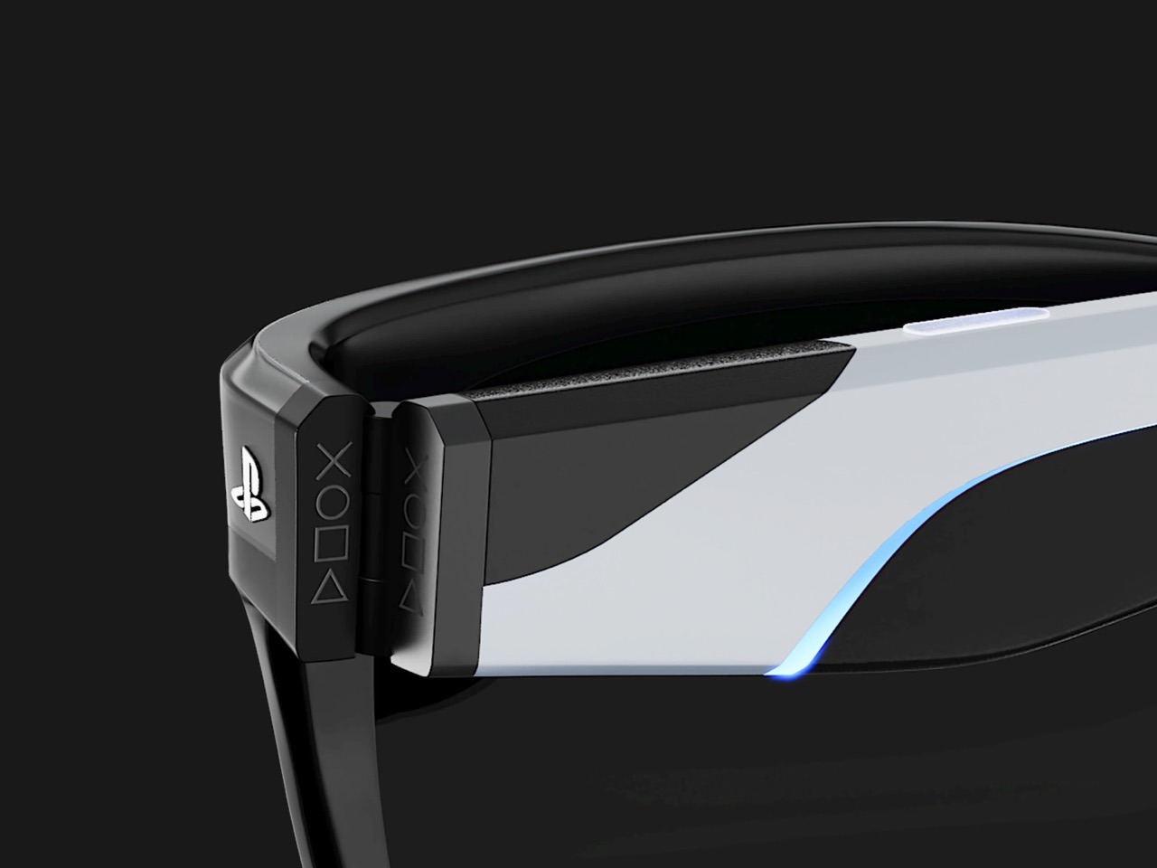 playstationxr概念眼镜-专注于游戏的可穿戴设备---酷图编号2