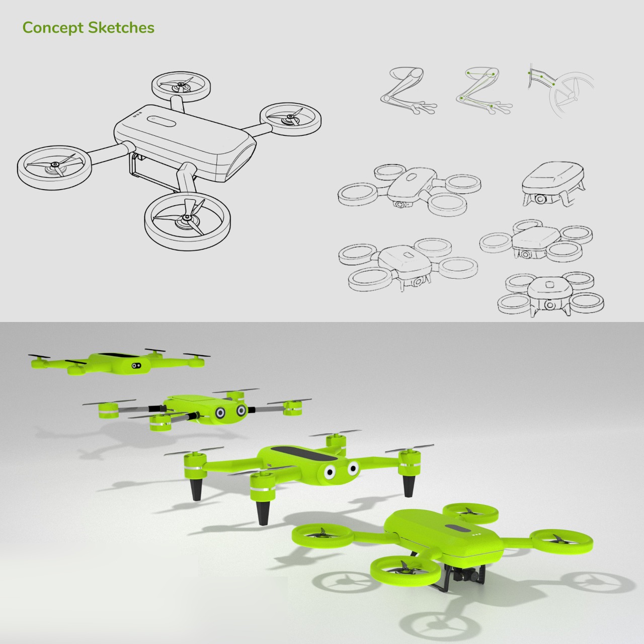 里面藏着旋转的刀片看起来像一只青蛙的儿童安全无人机---酷图编号10