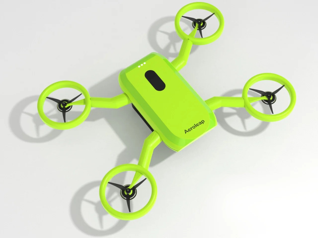 里面藏着旋转的刀片看起来像一只青蛙的儿童安全无人机---酷图编号3