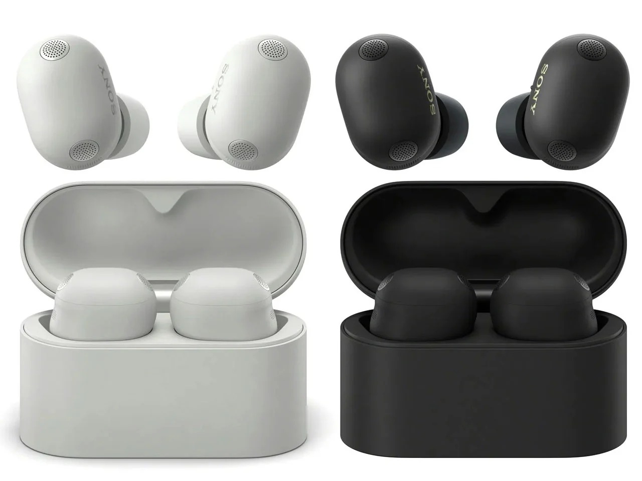 索尼WF-1000XM6耳机泄漏,露出枕形设计和角形外壳图片