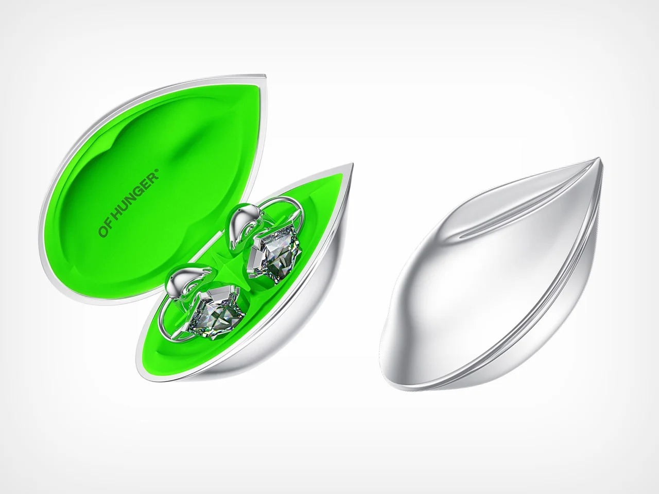 设计得像高级珠宝而不是消费电子产品的人工智能耳机---酷图编号2