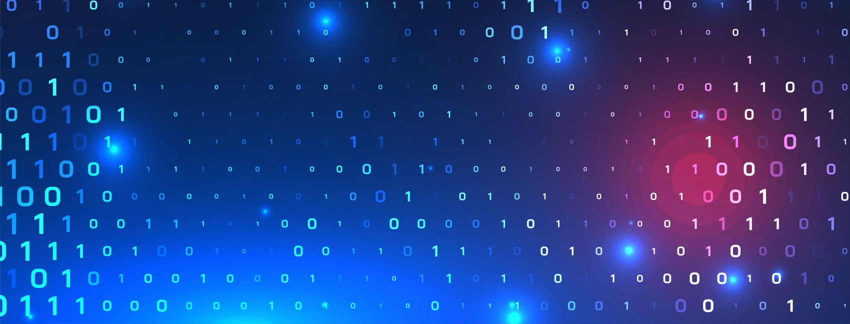 蓝紫二进制数字科技风数字矩阵背景图片