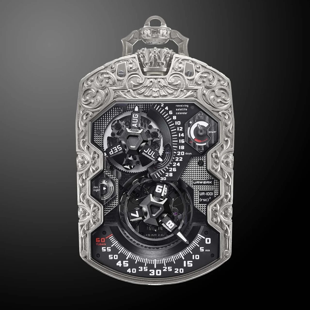 Amadeus一款可以追踪1000年时间的手工雕刻怀表---酷图编号1