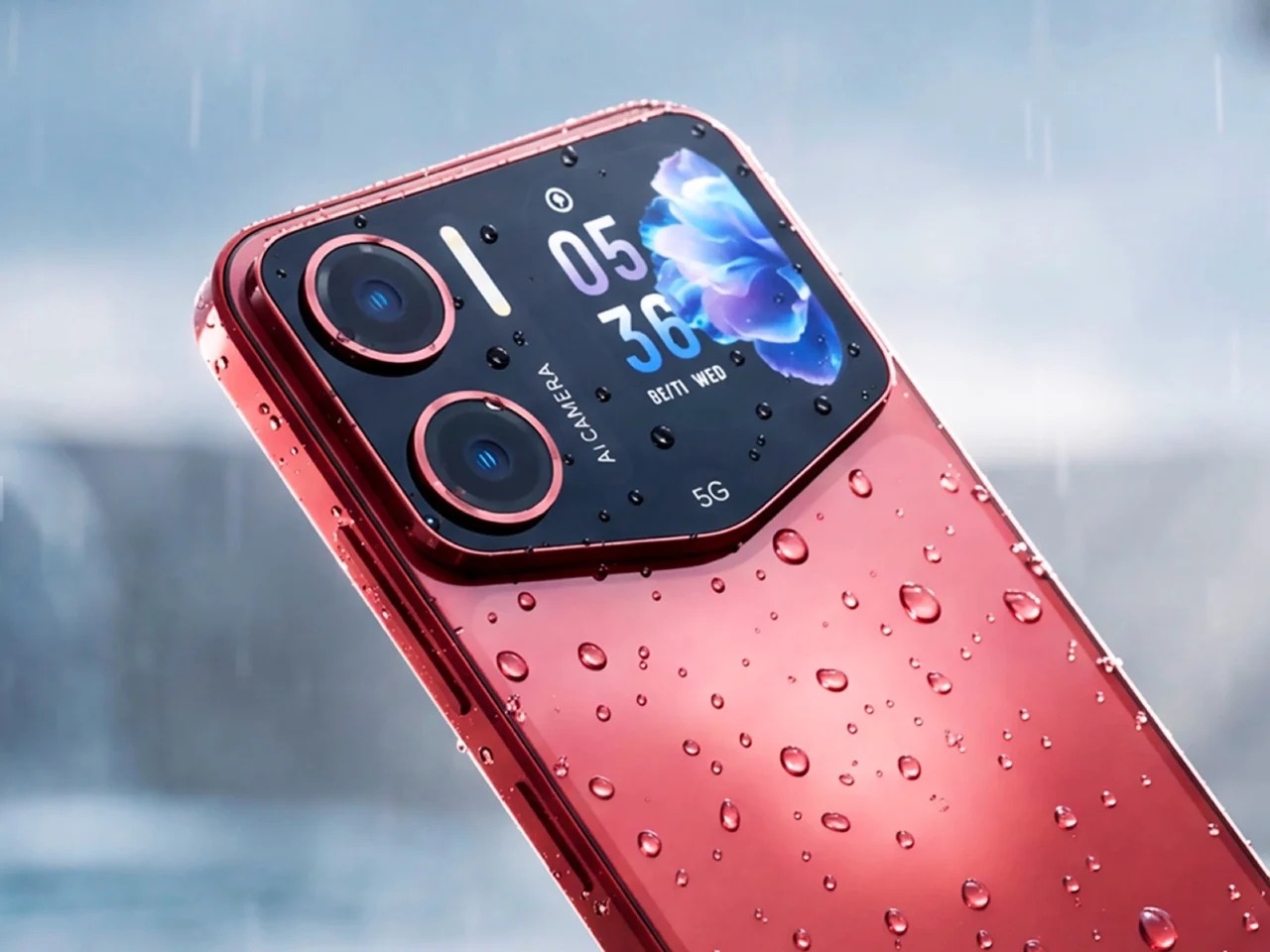 Acer Sospiro A70 特色副屏 5G 手机 西装风独特后盖外观图片