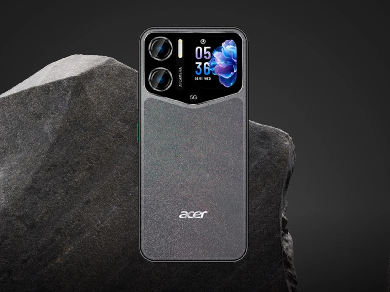 Acer Sospiro A70 特色副屏 5G 手机 西装风独特后盖外观---酷图编号4