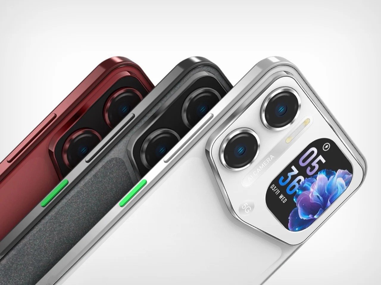 Acer Sospiro A70 特色副屏 5G 手机 西装风独特后盖外观---酷图编号2