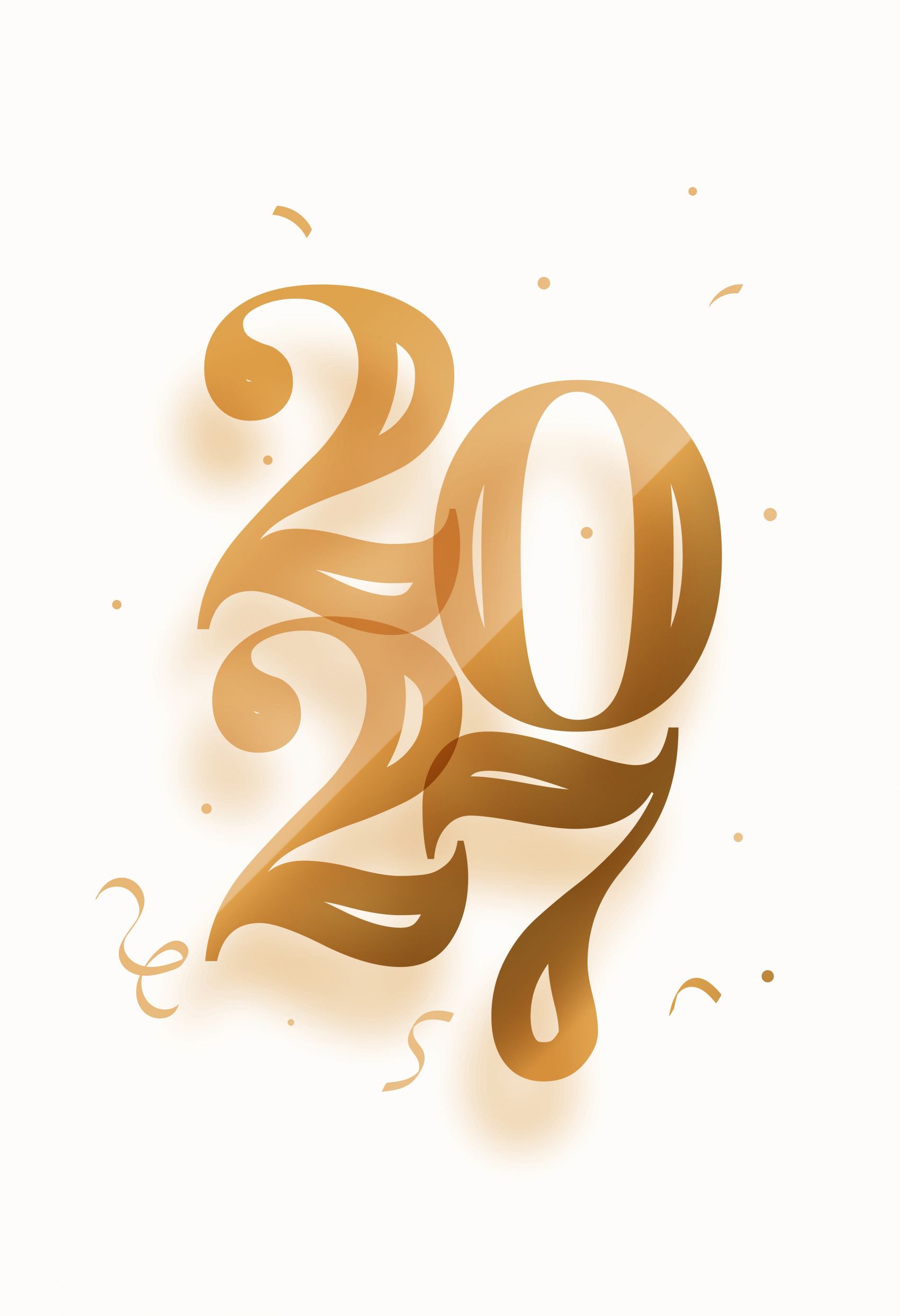 2027 鎏金艺术字新年素材下载图片