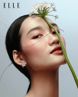 TU ANH x ELLE COVER BEAUTY-ELLE 越南版春季刊封面：春日美学与时尚妆容的杂志视觉设计