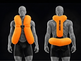 骑行者专用安全气囊设计