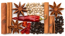 辛香拼图 - 中式调味香料的视觉组合