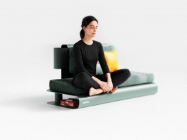 将坐姿变成一种静谧与连接仪式的静心座椅平台