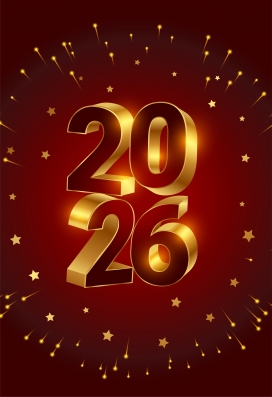2026 鎏金质感 - 新年主题视觉设计