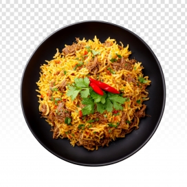 印度风味香饭 - 巴斯马蒂米饭与慢炖肉的经典融合