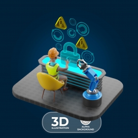 工业安全协作 - 3D 可视化场景