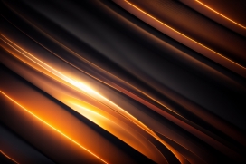 鎏金流影 - 黑金质感的光效艺术