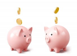 双罐攒钱-可爱储蓄罐的财富寓意