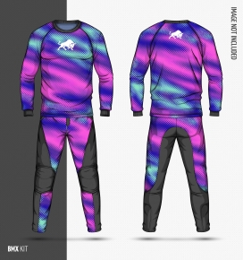 粉紫渐变战衣，解锁极限赛场的潮流锋芒