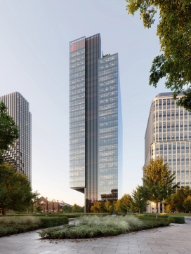 Workplace FRAME-古今共生 红砖老建筑与玻璃摩天楼