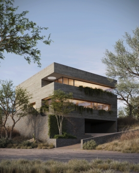 Casa Payns-野境混凝土私宅 现代侘寂风建筑全案