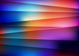 渐变彩条抽象背景 科技感视觉素材