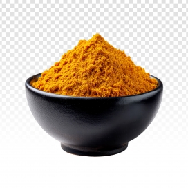 高清免抠姜黄粉香料食材摄影素材