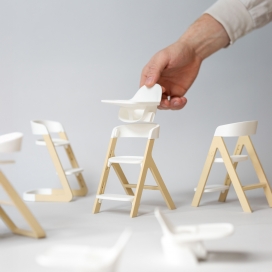 Mockingbird High Chair-知更鸟模块化儿童餐椅设计