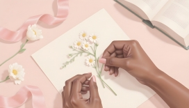 植物押花手工创作 - 文艺治愈系生活美学摄影