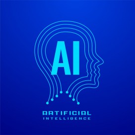 AI 人工智能科技风标识设计