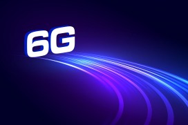 6G 通信技术概念科技背景图