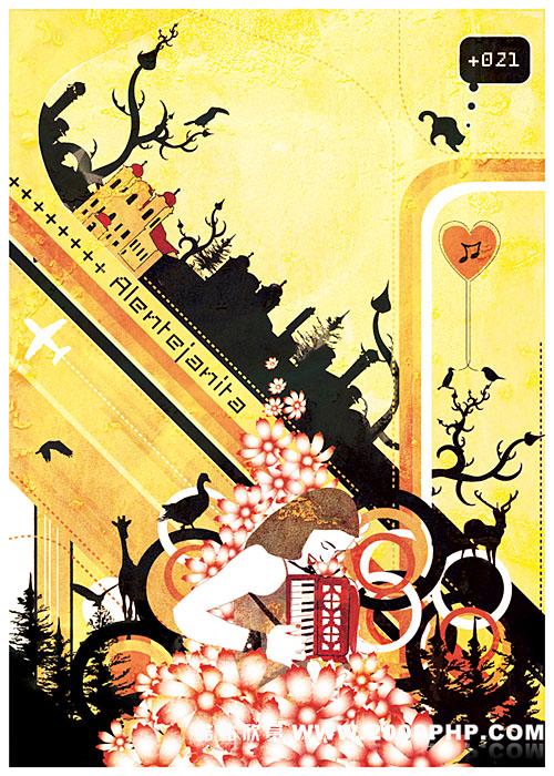 葡萄牙saloio潮流插画设计---酷图编号1