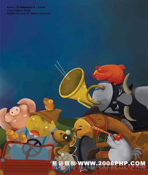 Kimwoori插画作品---酷图编号7