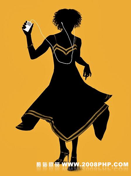 苹果IPOD音乐播放器广告摄影---酷图编号9