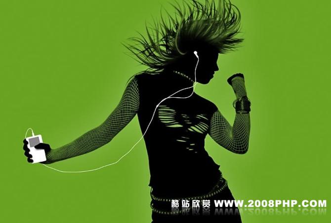 苹果IPOD音乐播放器广告摄影---酷图编号1